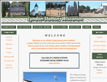 Tablet Screenshot of lyndonstation-wi.com